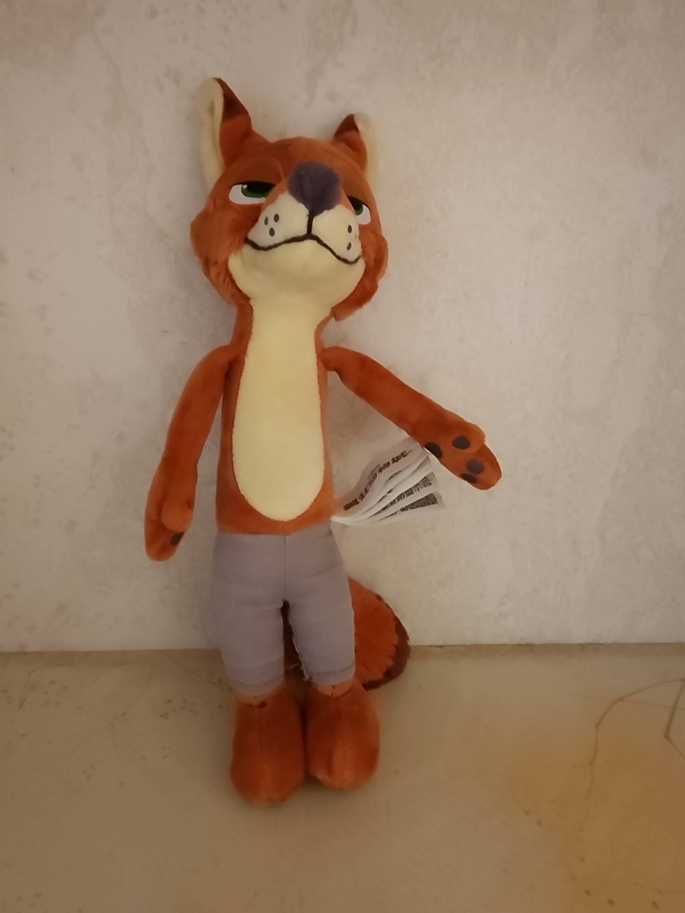 Disney Nick Wilde Plush - Orange, Cream & Gray 10.5 Inch Zootopia